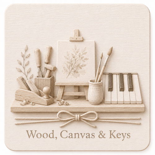 Wood, Canvas, Keys